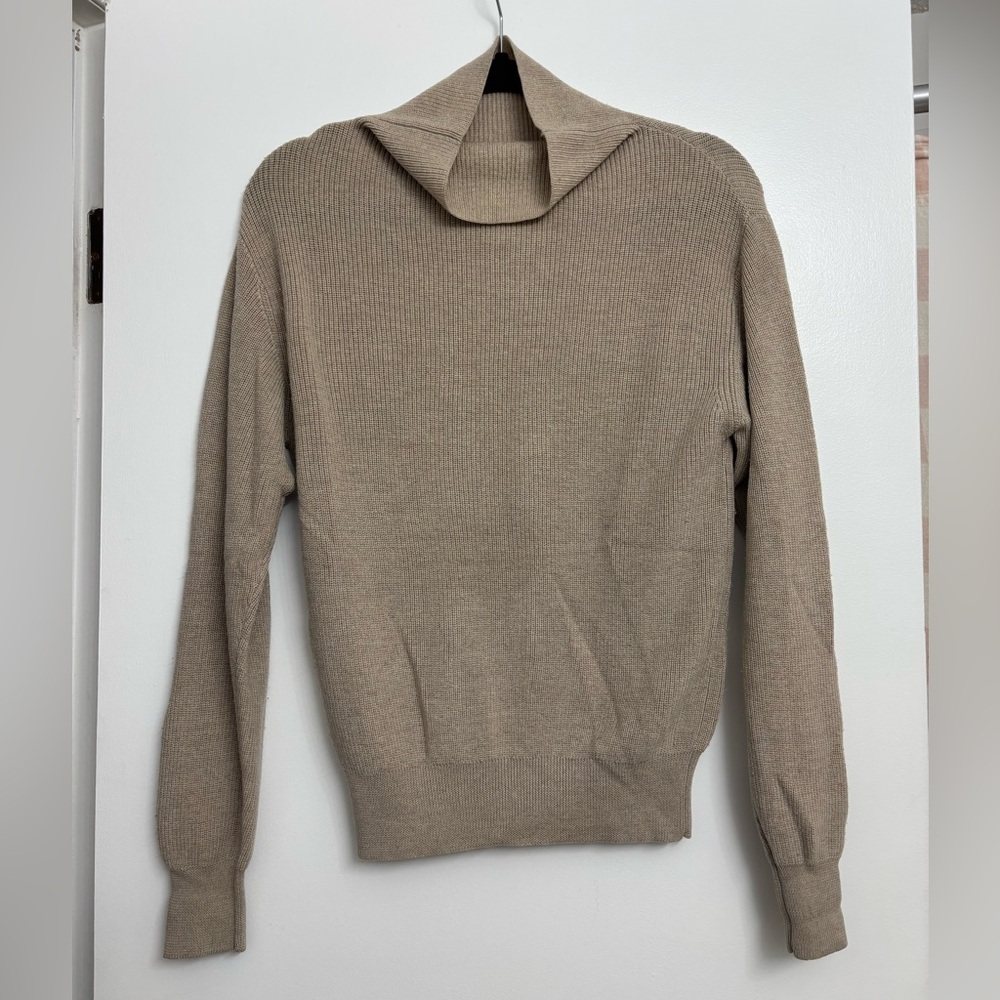 Aritzia Wilfred Wool Montpellier Mock Neck Sweater